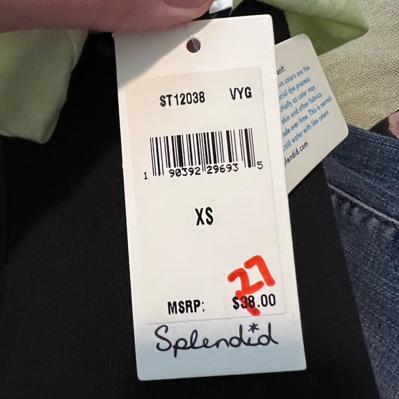 NWT Splendid neon crop tank - Picture 5 of 5